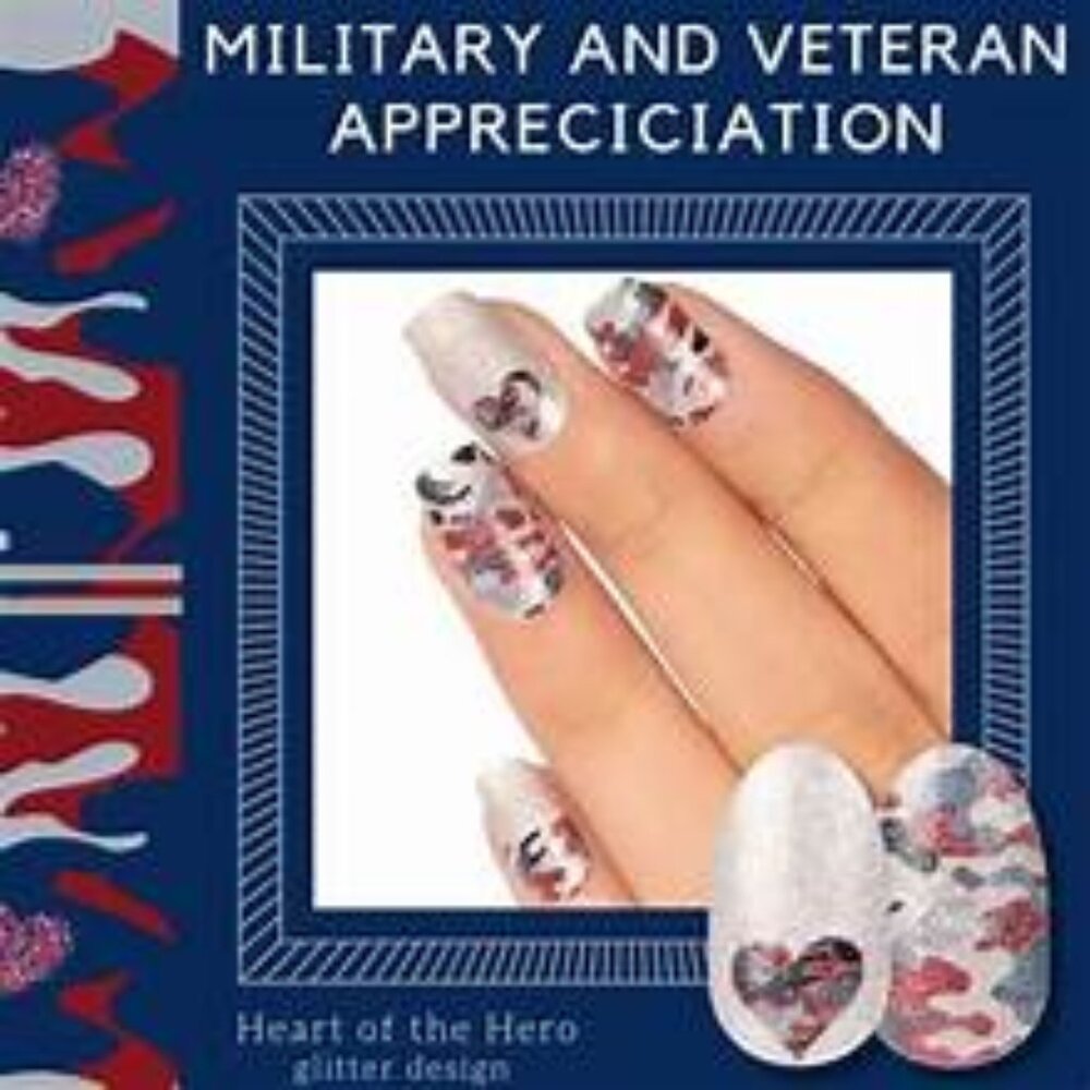Heart of the Hero Color Street Nail Polish Strips